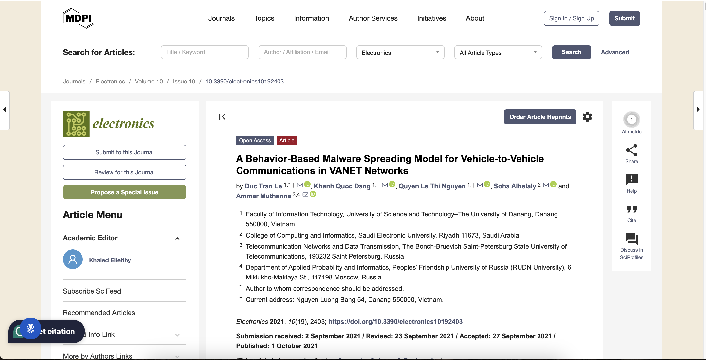 A Behavior-Based Malware Spreading Model for Vehicle-to-Vehicle